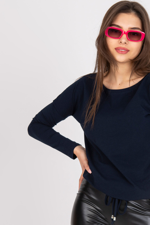 Tumši zila blūze Carla