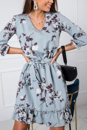 Pelēka Polly kleita 2