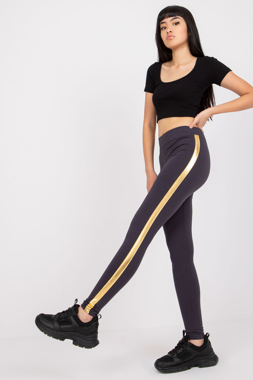 Grafīta-zelta legingi Rissa RUE PARIS