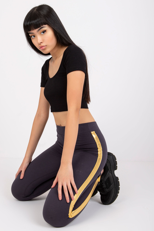 Grafīta-zelta legingi Rissa RUE PARIS