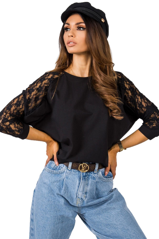 Melna blūze Shangri RUE PARIS