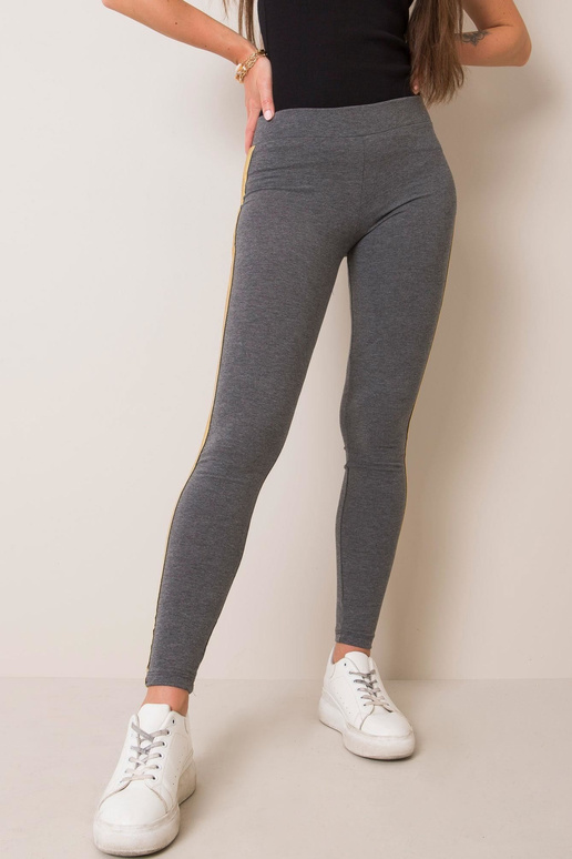 Tumši pelēki zeltaini legingi Rissa...