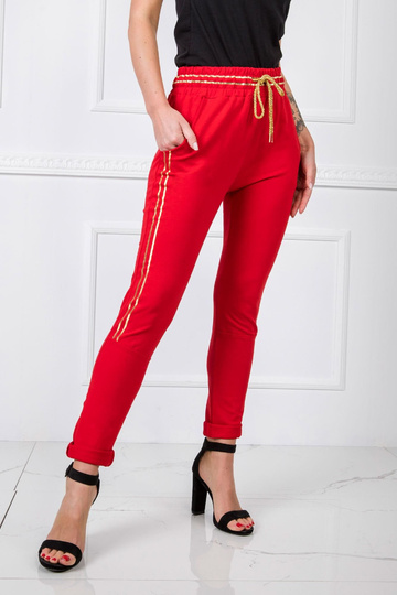 Shirley sarkanas bikses