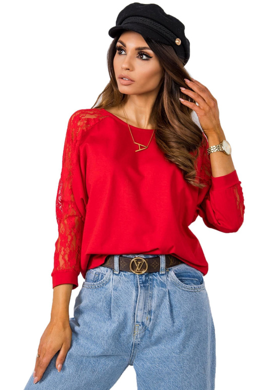 Sarkana blūze Shangri RUE PARIS