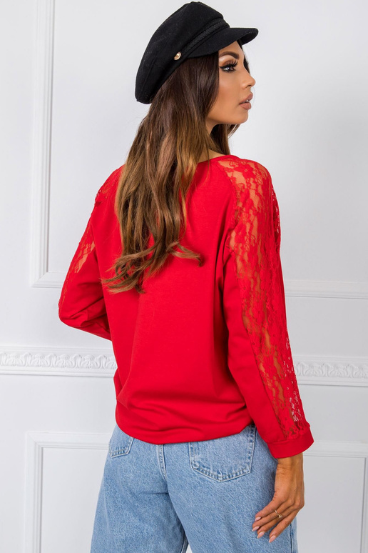 Sarkana blūze Shangri RUE PARIS