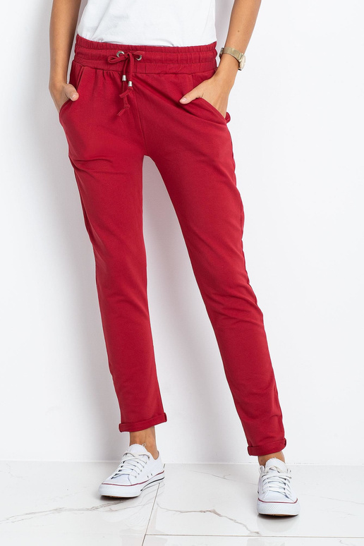 Cadence Burgundy bikses