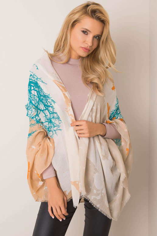 Bēša un tirkīza raksta slings