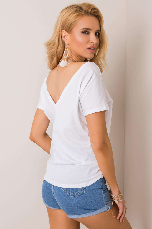 Balts T-krekls Angel RUE PARIS