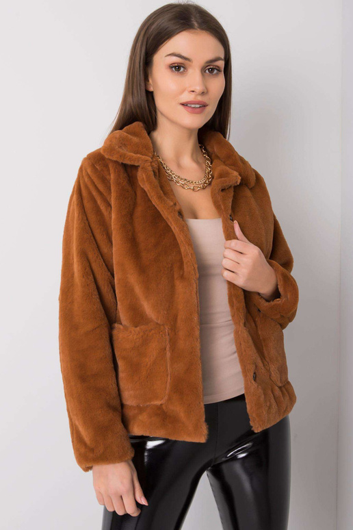 Brūna kažokādas jaka Nyla RUE PARIS