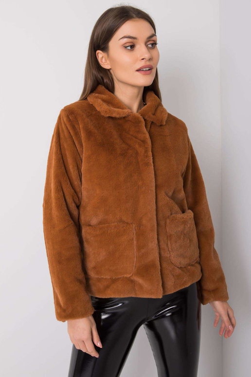 Brūna kažokādas jaka Nyla RUE PARIS