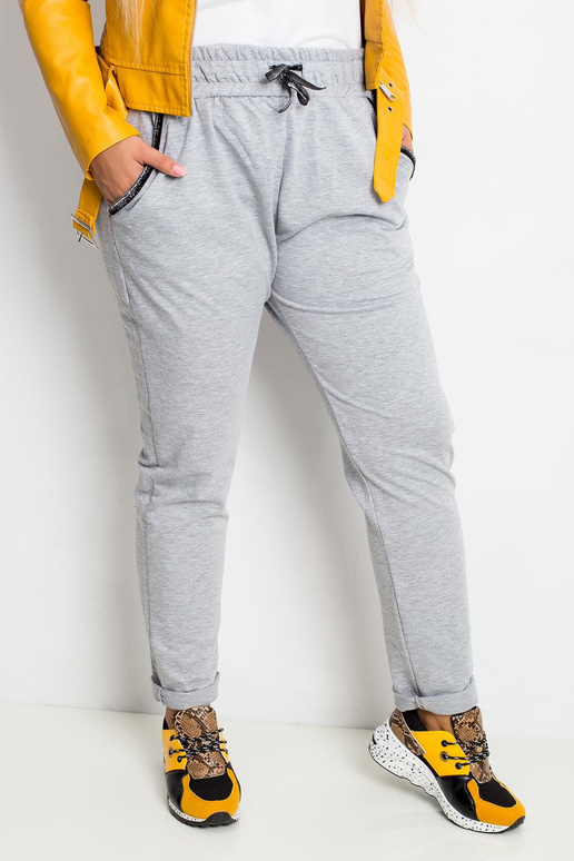 Pelēkas liela izmēra bikses Savage