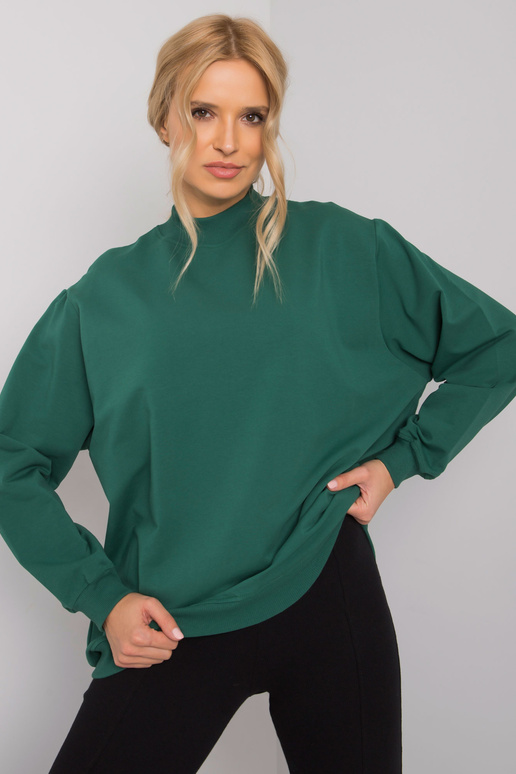 Tumši zaļš Twist džemperis