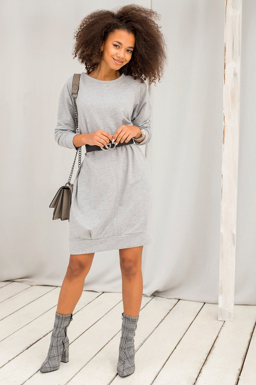 Pelēka kleita Kristīne Pelēka kleita Kristīne