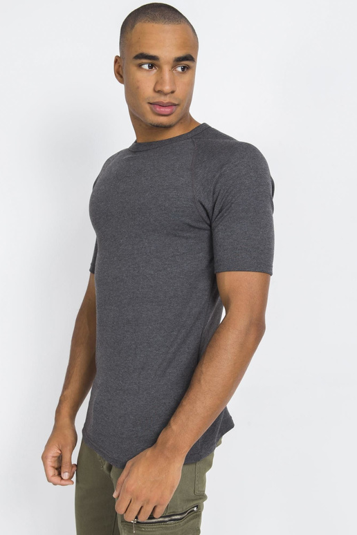 Tumši pelēks vīriešu termo T-krekls