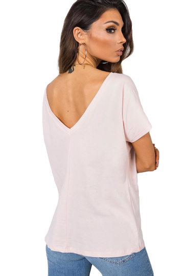 Gaiši rozā Fire T-krekls 2