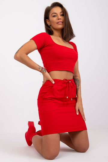 Evie sarkanie svārki 2