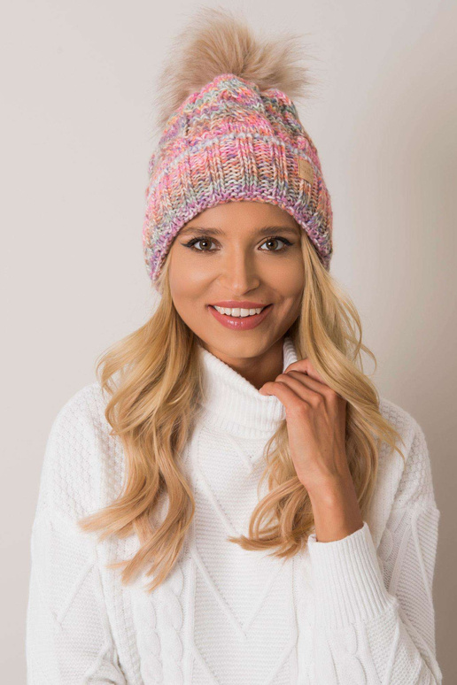 Krāsaina ziemas cepure RUE PARIS