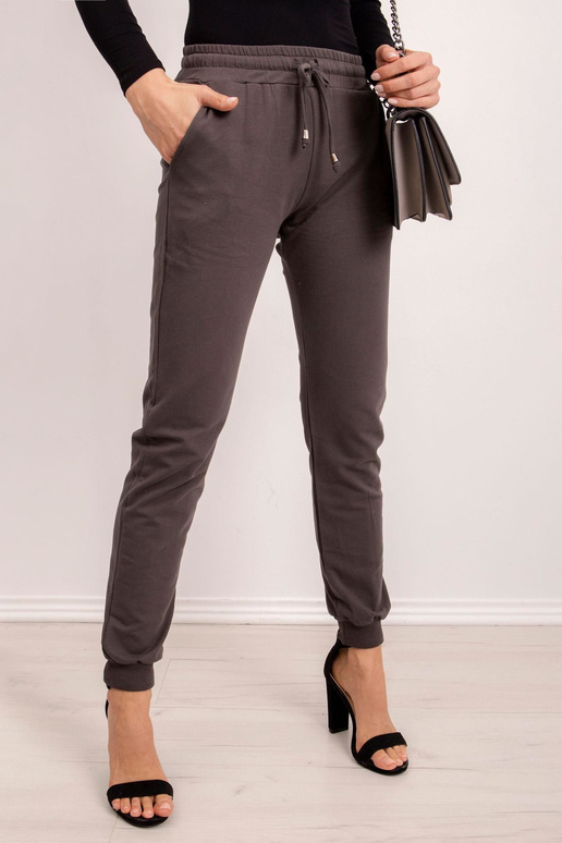 Tumšas haki krāsas bikses Ātrāk