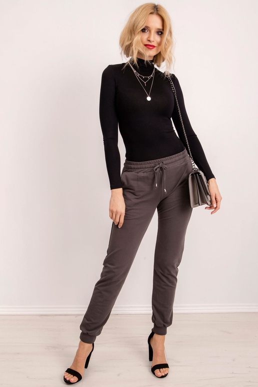 Tumšas haki krāsas bikses Ātrāk