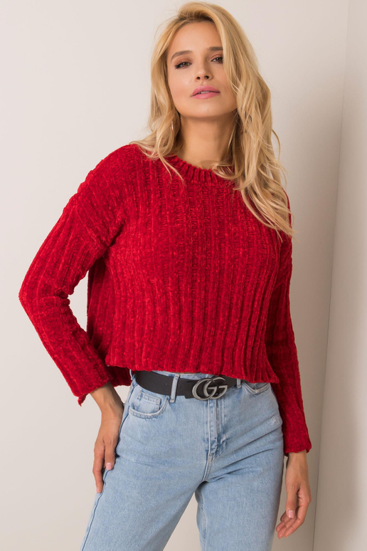 Tumši sarkans džemperis Olivvia RUE...