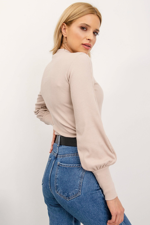 RUE PARIS Lauren viegla kafijas blūze