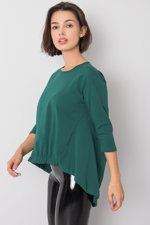 Leksijas tumši zaļa blūze