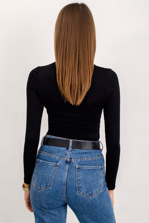 RUE PARIS Cassie Black blūze RUE PARIS Cassie Black blūze