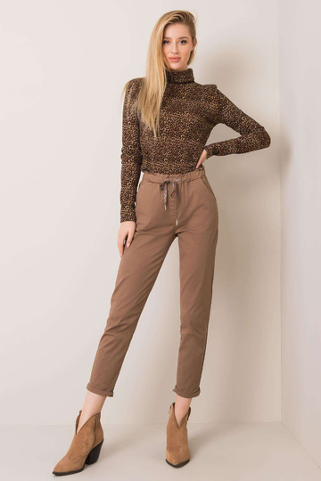 Kerijas tumši bēšas bikses 2