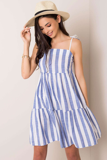 Balta un zila Semille kleita 2