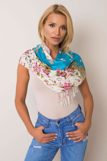 Zilā-ekrū ziedu slings ar...