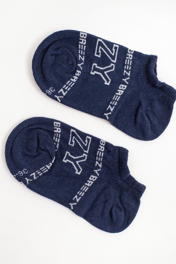 Tumši zila kājene ar apdruku