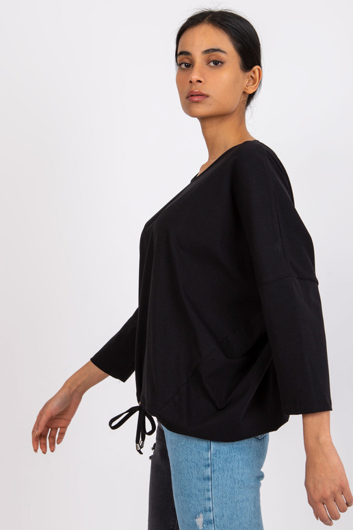 Melna blūze Serafine