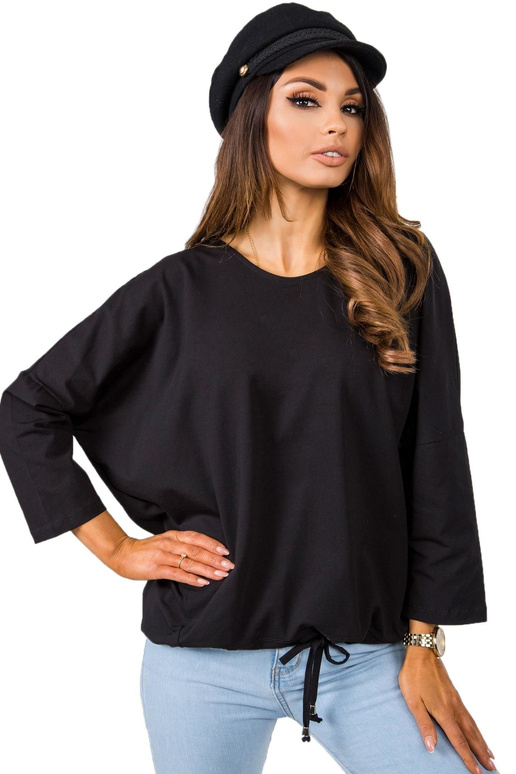 Melna blūze Serafine