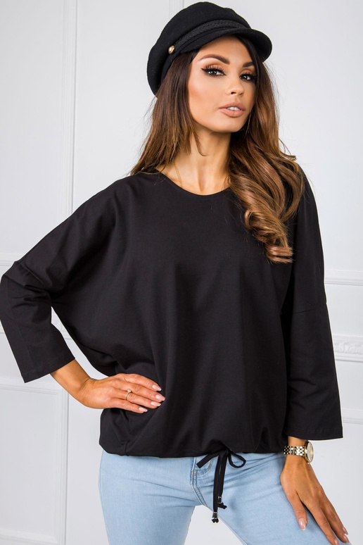 Melna blūze Serafine