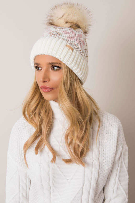 Ecru ziemas cepure RUE PARIS