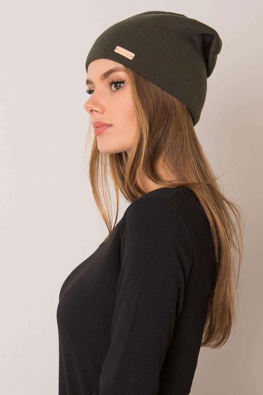 Haki krāsas beanie pamata RUE PARIS