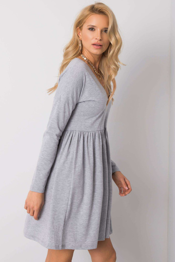 Pelēka melanža kleita no...