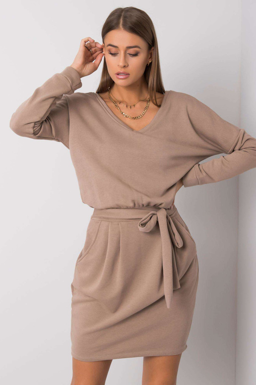 Tumši bēša kleita Kloe RUE PARIS