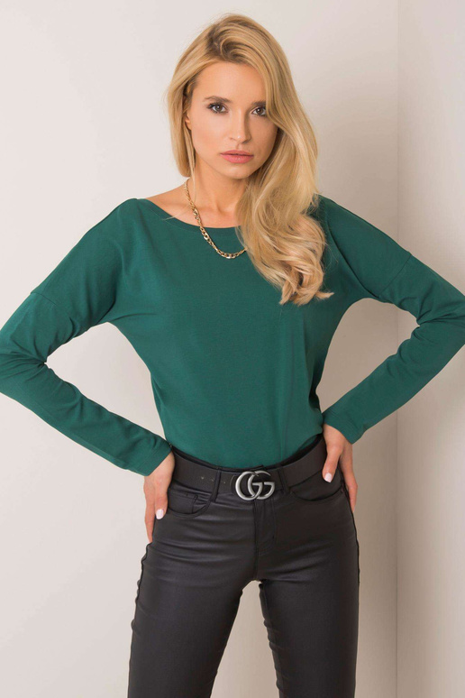 Tumši zaļa blūze Larissa Tumši zaļa blūze Larissa