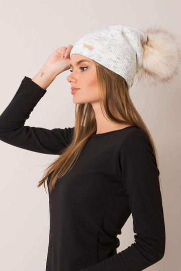 Ecru sieviešu cepure ar... 2