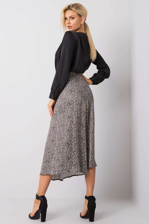 Melni un bēši svārki Monica RUE PARIS