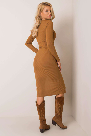 Gaiši brūna kleita Mikka 2