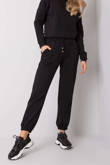 Melnas bikses Agueda RUE PARIS