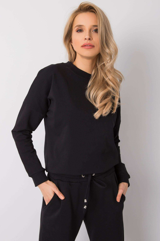 Casilda RUE PARIS melns sporta krekls