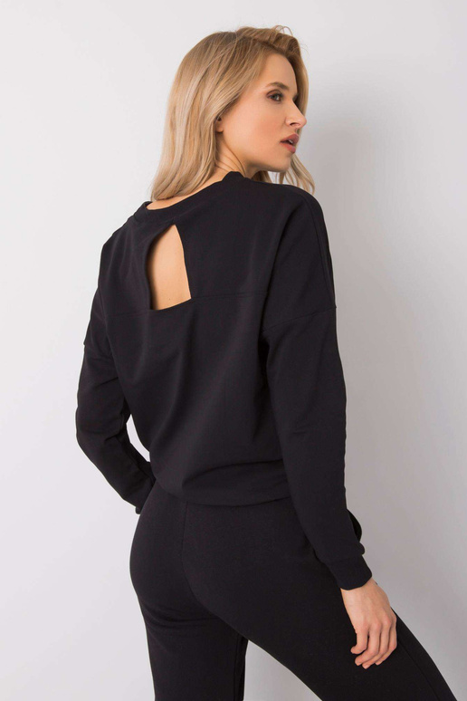 Casilda RUE PARIS melns sporta krekls