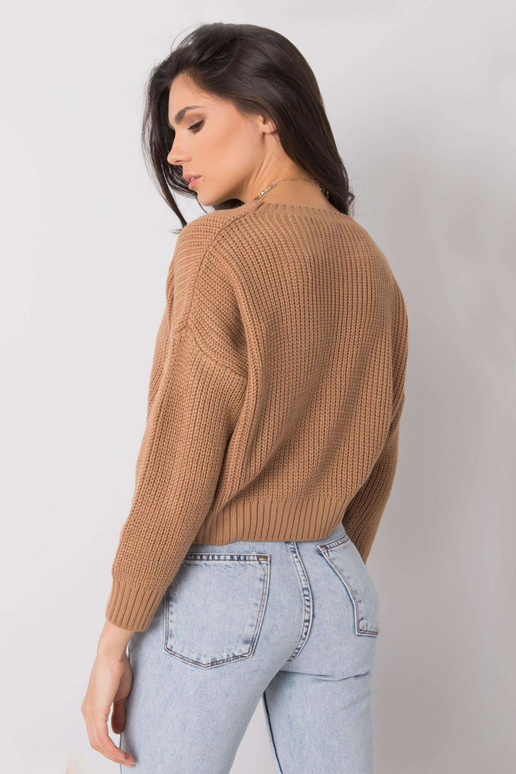 Brūns klasisks džemperis Claudette...