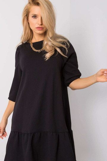 Melna kleita Adoria RUE PARIS