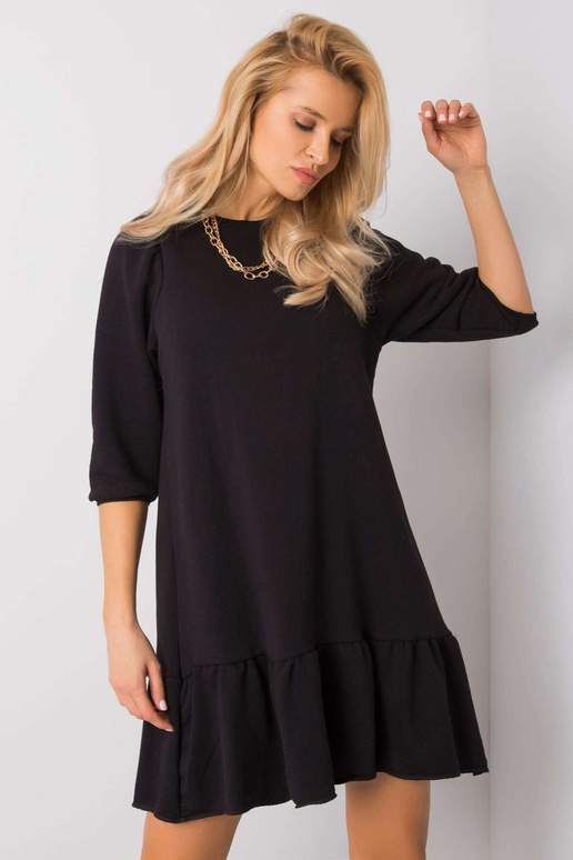 Melna kleita Adoria RUE PARIS