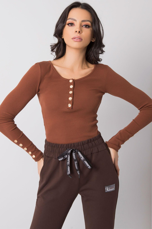 Brūna blūze Lounge RUE PARIS