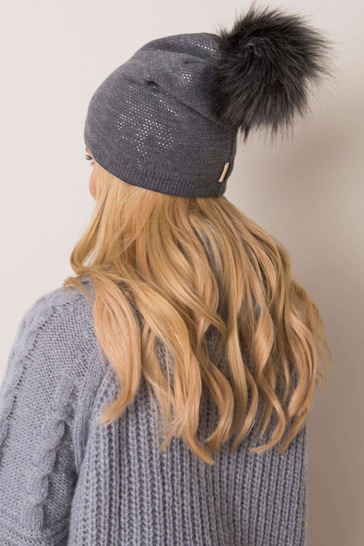 Czapka- JK-CZ-14.72 - tumši pelēks